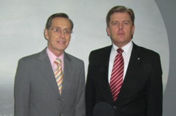 Adalberto Rodríguez Giavarini y Miloslav Vlcek